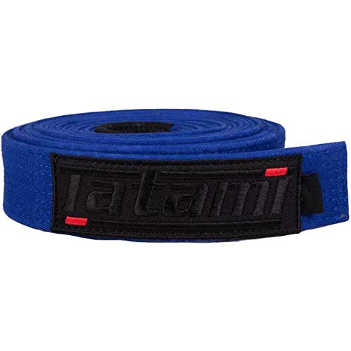 Tatami Fightwear DLX-ble-Belt-A4 Deluxe BJJ Gürtel, blau, Einheitsgröße von Tatami Fightwear