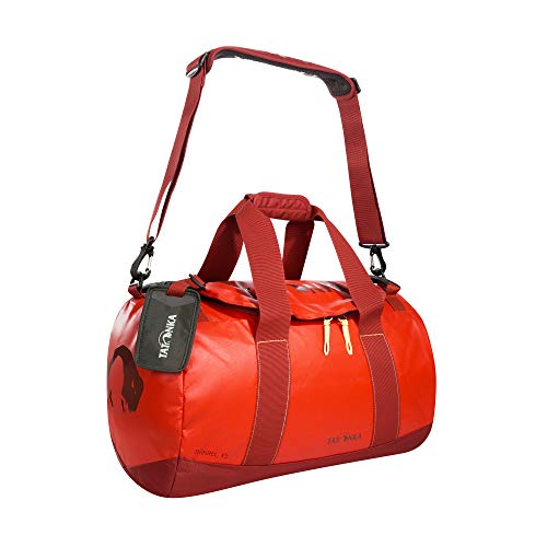Tatonka Barrel XS Reisetasche - 25 Liter - wasserfeste Tasche aus LKW-Plane mit großer Reißverschluss-Öffnung - 25l - Damen und Herren - rot-orange von Tatonka