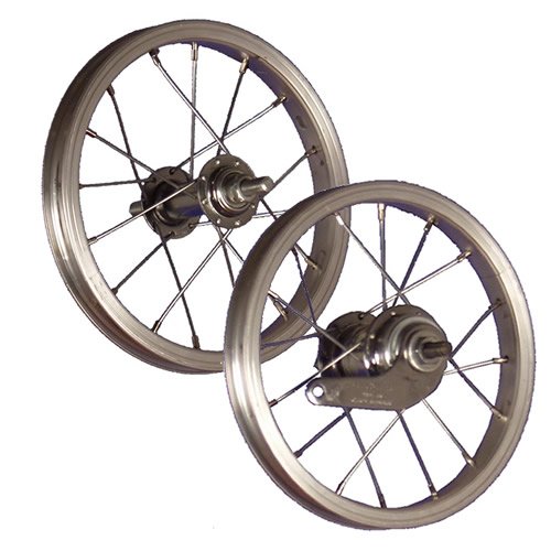 Taylor-Wheels 12 Zoll Laufradsatz Alufelge/Rücktritt - Silber von Taylor-Wheels