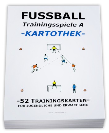 FUSSBALL Trainingskartothek - "Trainingsspiele A" von Teamsportbedarf.de