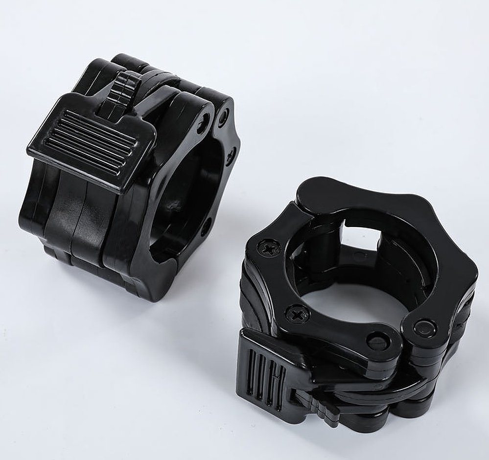 Technofit Hantel-Set Hantelverschlüsse schwarz für Olympia Hantelstangen 50 mm von Technofit