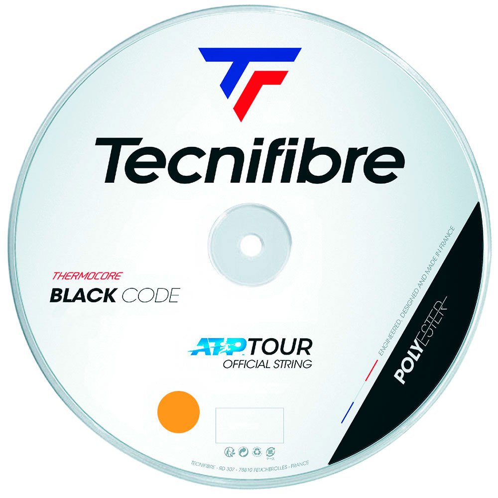 Tecnifibre Black Code 200 M Tennis Reel String Orange 1.28 mm von Tecnifibre