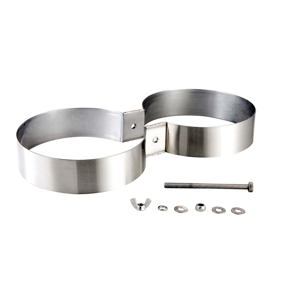 Tecnomar Inox Ring For Twin Tanks 12/15/18/20 Liters Silber von Tecnomar