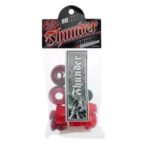 Thunder Rebuild Kit Bushings Washers Axel And Kingpin Nuts Pivot Cup 90a Red O/S von THUNDER