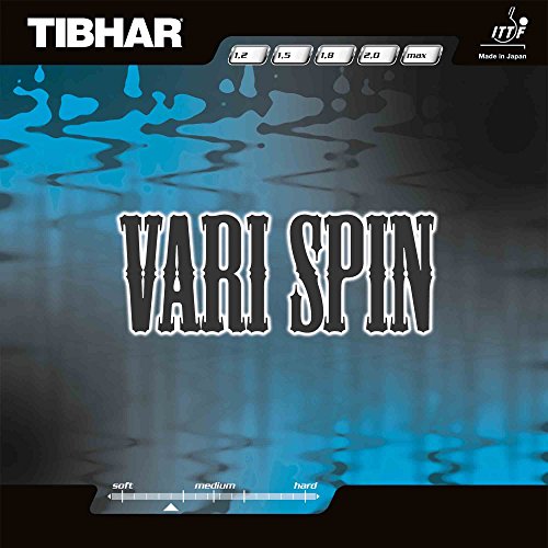 Tibhar Belag Vari Spin Farbe 1,2 mm, rot, Größe 1,2 mm, rot von Tibhar