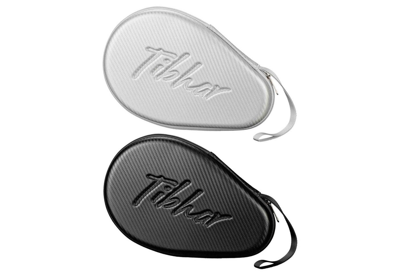 Tibhar Tischtennisschläger Tibhar Schlägerkoffer Carbon rund von Tibhar