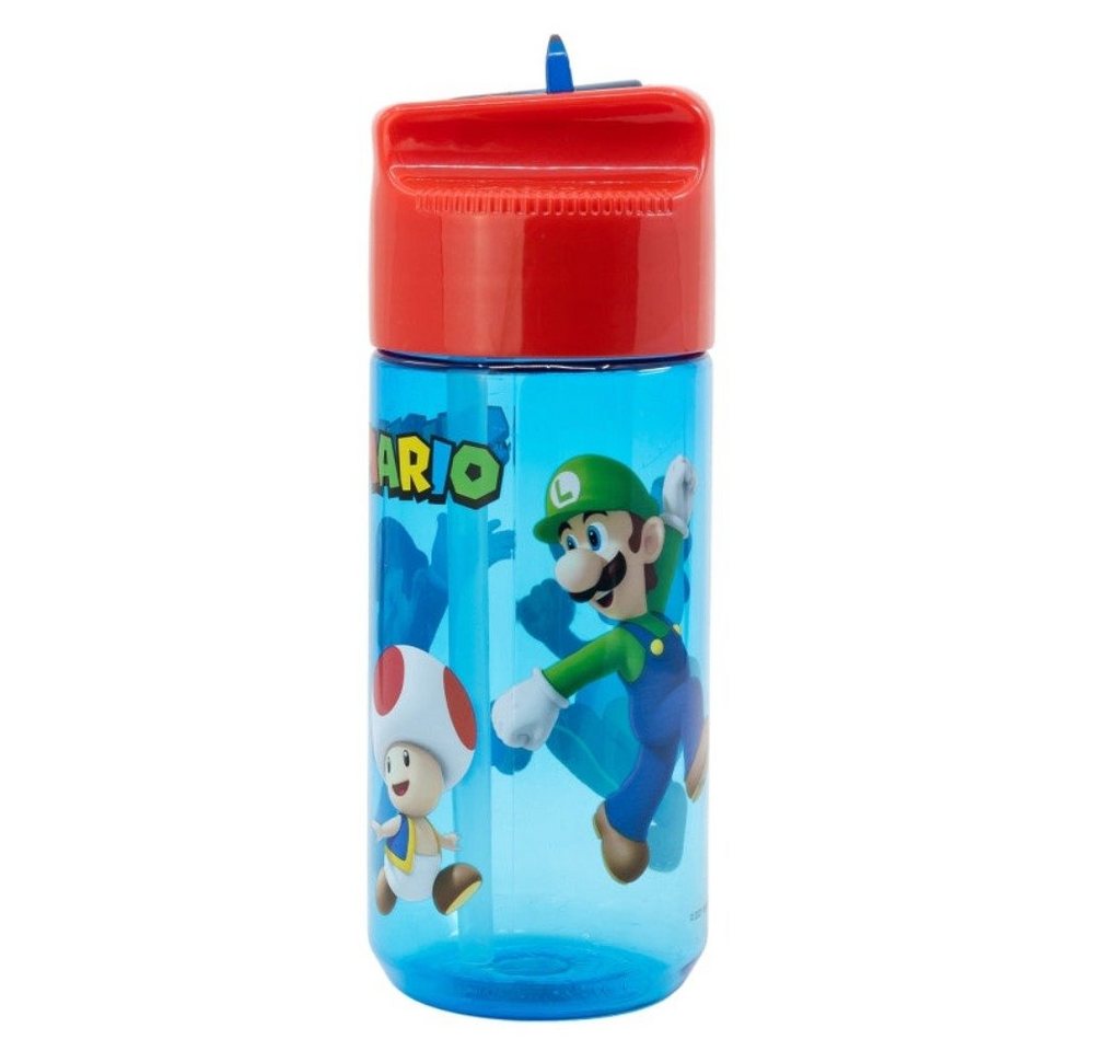 Tinisu Trinkflasche Super Mario Plastik Flasche 430 ml Trinkflasche Sportflasche von Tinisu