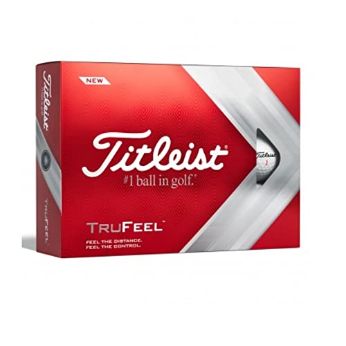 Titleist Trufeel Golfbälle für Erwachsene, Unisex, Weiß, Einheitsgröße von Titleist