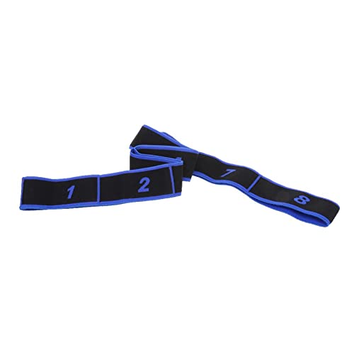 Tiuimk Flexband Gummiband, Widerstandsband, 8 Stück, für Fitnessstudio, Yoga, Stretching für Frauen, 90 cm, 15 kg (blau, 90 x 4 cm) von Tiuimk