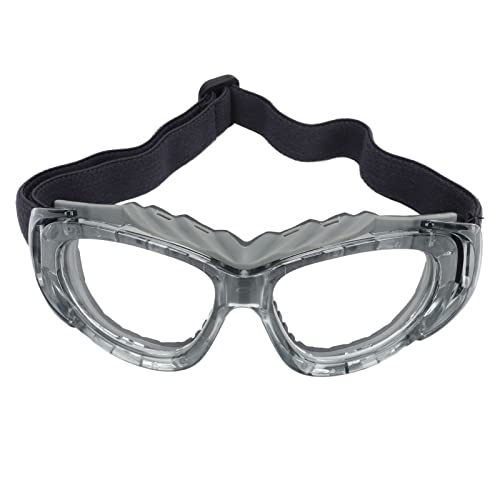 Tnfeeon Fußballbrille, Bequeme HD-Sportschutzbrille für das Tägliche Laufen Zum Wandern (Grau) von Tnfeeon