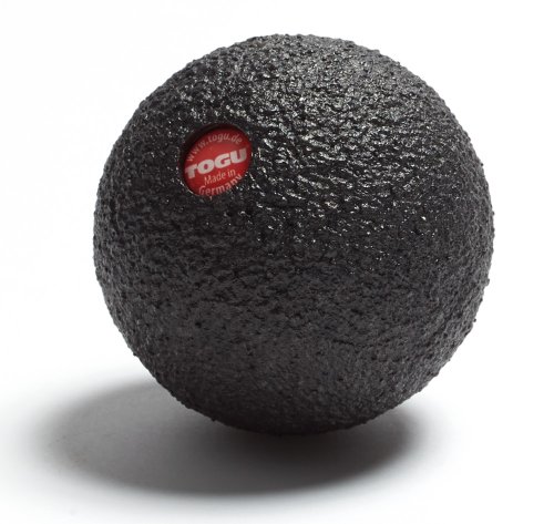 Togu Blackroll Ball, schwarz, 12 cm, Faszientraining von Togu
