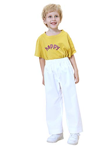 TopTie Kampfsport-Hose, Karateanzug, für Erwachsene, Kinder, Weiß, Größe 00 von TopTie
