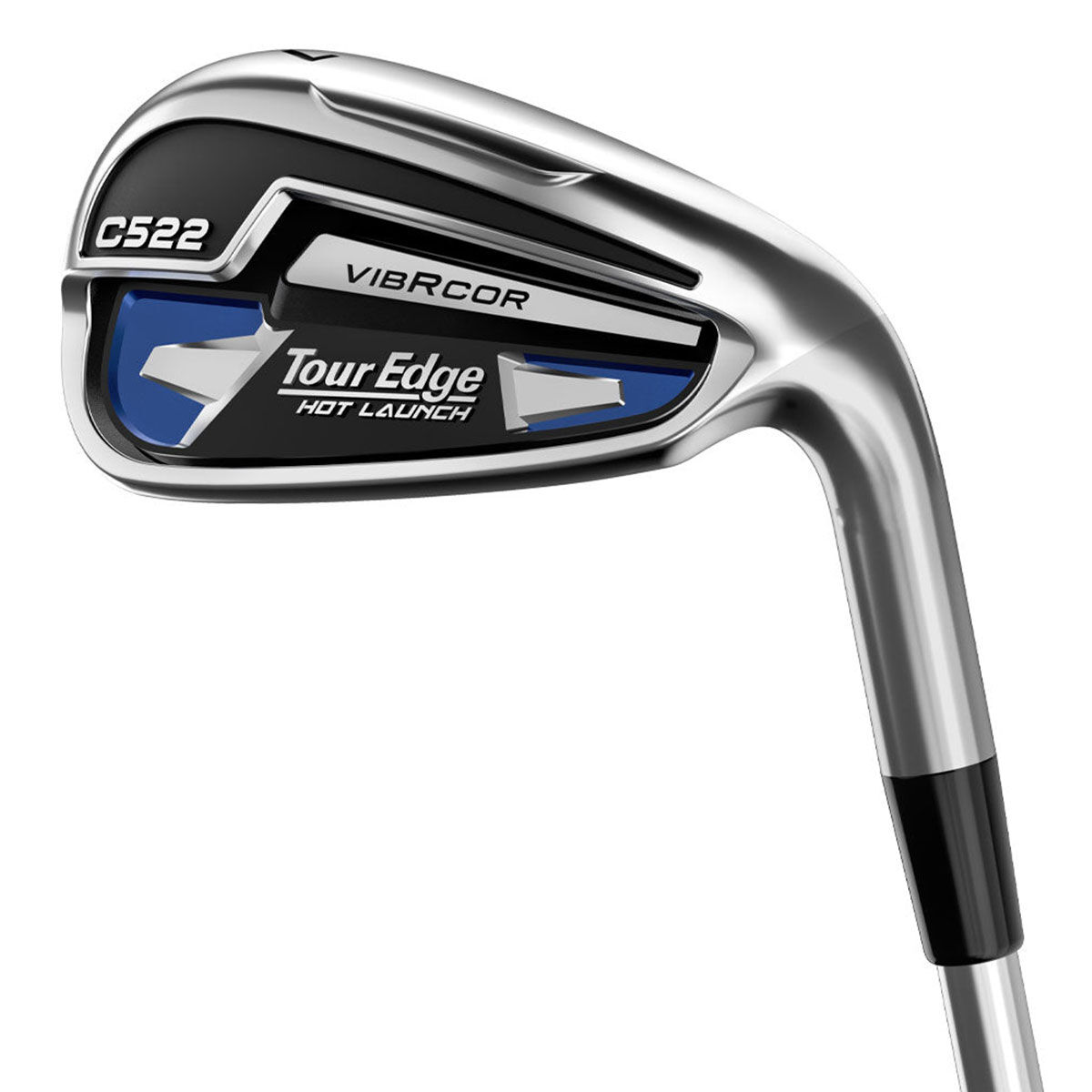Tour Edge Silver and Black Hot Launch C522 Right Hand Steel Stiff 5-pw (6 Golf Irons) | American Golf, One Size von Tour Edge