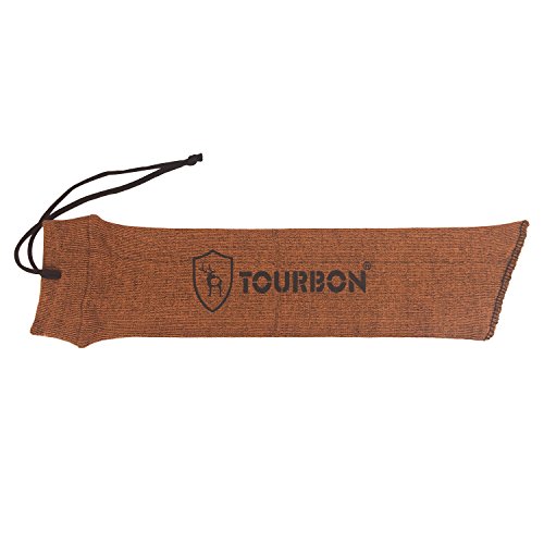 TOURBON Jagdpistolensack für Pistolen, Socke, Handwaffenkoffer, 38,1 cm, Orange von TOURBON