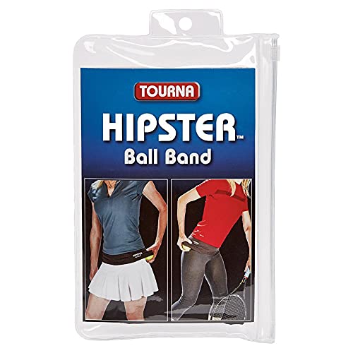 Tourna Hipster Ball Band for Holding Tennis Balls and Pickleballs - Large, Black von Tourna