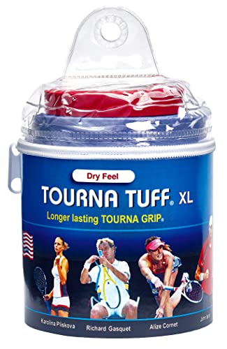 Tourna Tuff-30-X-Large Tennis Overgrip, Blau mit Markenzeichen von Tourna