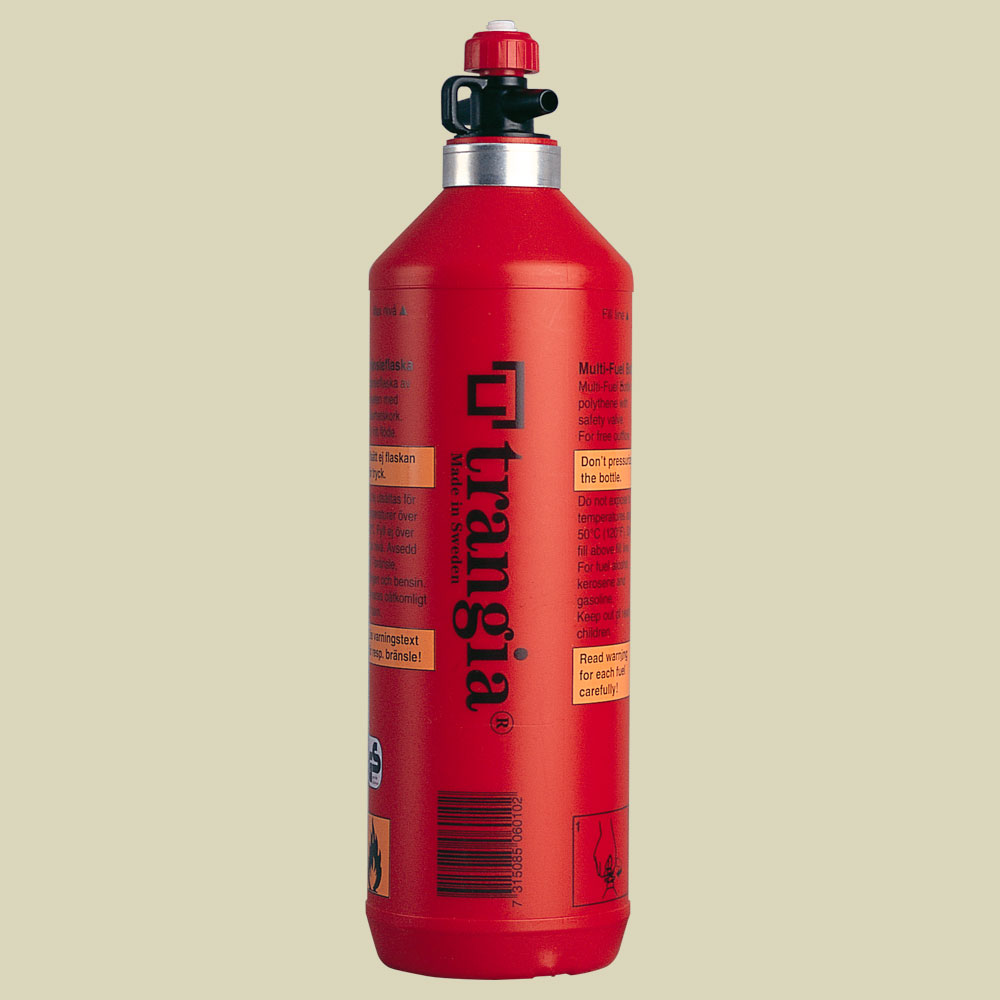 Flüssigbrennstoff-Sicherheitstankflasche 1,0l rot 1.0 L mit Verschluss Farbe: rot von Trangia