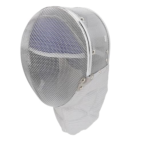 Trisar Fecht-Degenhelm, Langlebige Fecht-Degen-Schutzausrüstung für den Sport (S für Größe 6 7 8 9 10) von Trisar