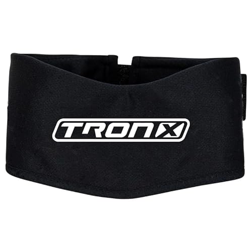 TronX Youth Core Collar Nackenschutz für Eishockey, schwarz, schnittfest mit verstärktem Polyester, Halsumfang – 25,4 cm – 35,6 cm von TronX
