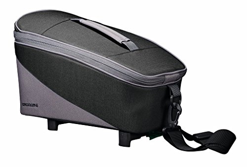 Racktime Unisex – Erwachsene Talis Gepäckträgertasche, schwarz, 37x 23x 18 cm von Racktime