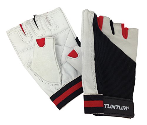 Tunturi Fitness Gloves Fit Control XL Fitnesshandschuhe, weiß-Schwarz von Tunturi