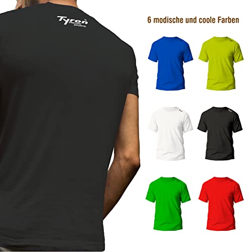 Tyron Funktionsfaser T-Shirt LX-1 (Neongelb - 3XL) | | Damen | Herren | Kinder | Kurz arm | Laufshirt | Sport | Running | Training | Team | Trikot | von Tyron