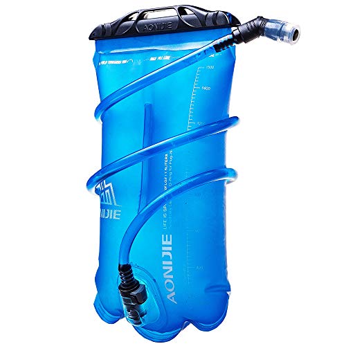 Tyuodna Trinkblase,Wasserbeutel BPA-Frei Auslaufsicher,Trinkrucksack mit Beissventil,Trinkbeutel 1,5L 2L 3L,Trinksystem für Rucksack zum Radfahren, Trekking und Anderen Outdoor-Aktivitäten (1.5L) von Tyuodna