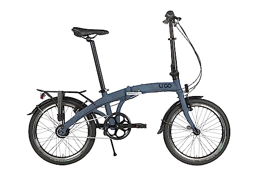 U.GO Unisex-Adult Dare U•GO i7 Folding Bike 20" Klappräder, Blue, Uni von U.GO