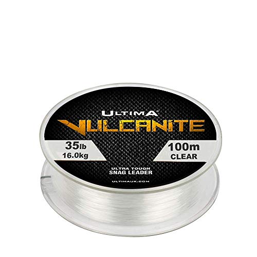 Ultima Vulcanite Fluorcarbon Beschichteter Snag Leader 100m Splule, Transparent, 0.65mm-35.0lb/15.9kg von Ultima