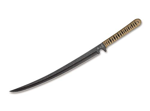 United Cutlery Tan Combat Wakizashi Funktionsschwert aus 420-Edelstahl und Paracord in der Farbe Khaki - 68,70 cm von UNITED CUTLERY