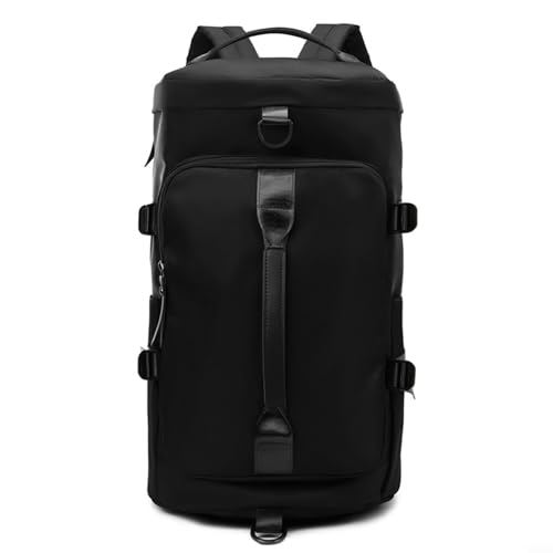 Stylische und für Reisen Sporttasche mit separatem Schuh- und Nassfach, ideal für Fitness und Sport, Schwarz von UTTASU