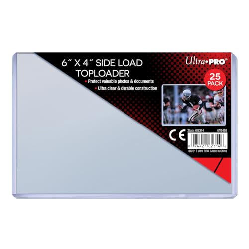 Ultra Pro Unisex E-82314 Toploader (15,2 x 10,2 cm), transparent, 25 Stück von Ultra Pro