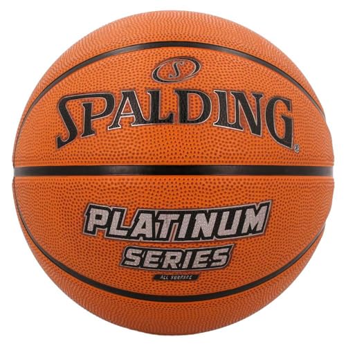 United Sports Unisex – Erwachsene Spalding Platinum Series Sz7 Ball, Orange, 7 von United Sports