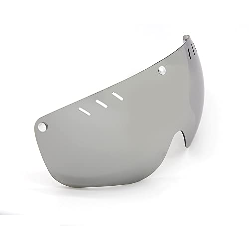 UqaBs Radfahrenhelm Gläser Visier Objektiv TT MTB Rennrad Fahrrad Aero Helm Transparente graue gelbe Farben Linse Anti UV-Brille,Helmvisier von UqaBs