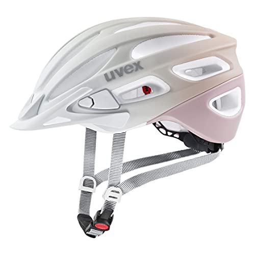 uvex true cc - leichter Allround-Helm für Damen - individuelle Größenanpassung - erweiterbar mit LED-Licht - sand-dust rose matt - 52-55 cm von Uvex