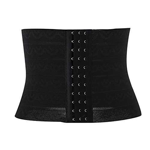 Uxsiya Soft Postpartum Trainer Taillenwickel Bauchband für die Personenpflege für die Schultern(Black, M) von Uxsiya