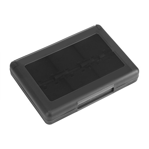 VIFER Game Card Case 28 in 1 Spiel Speicherkartenetui Kunststoff Spiele Aufbewahrung Box Tragbare Schutzhülle Kompatibel mit Nintendo 3DS DSL DSI LL (Schwarz) von VIFER
