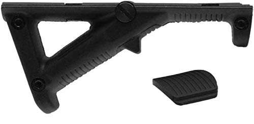 VIKING GEAR Airsoft Angled Fore Grip/Foregrip - schwarz, für Weaverschienen (20-23mm), Waffengriff Railcover Black von VIKING GEAR