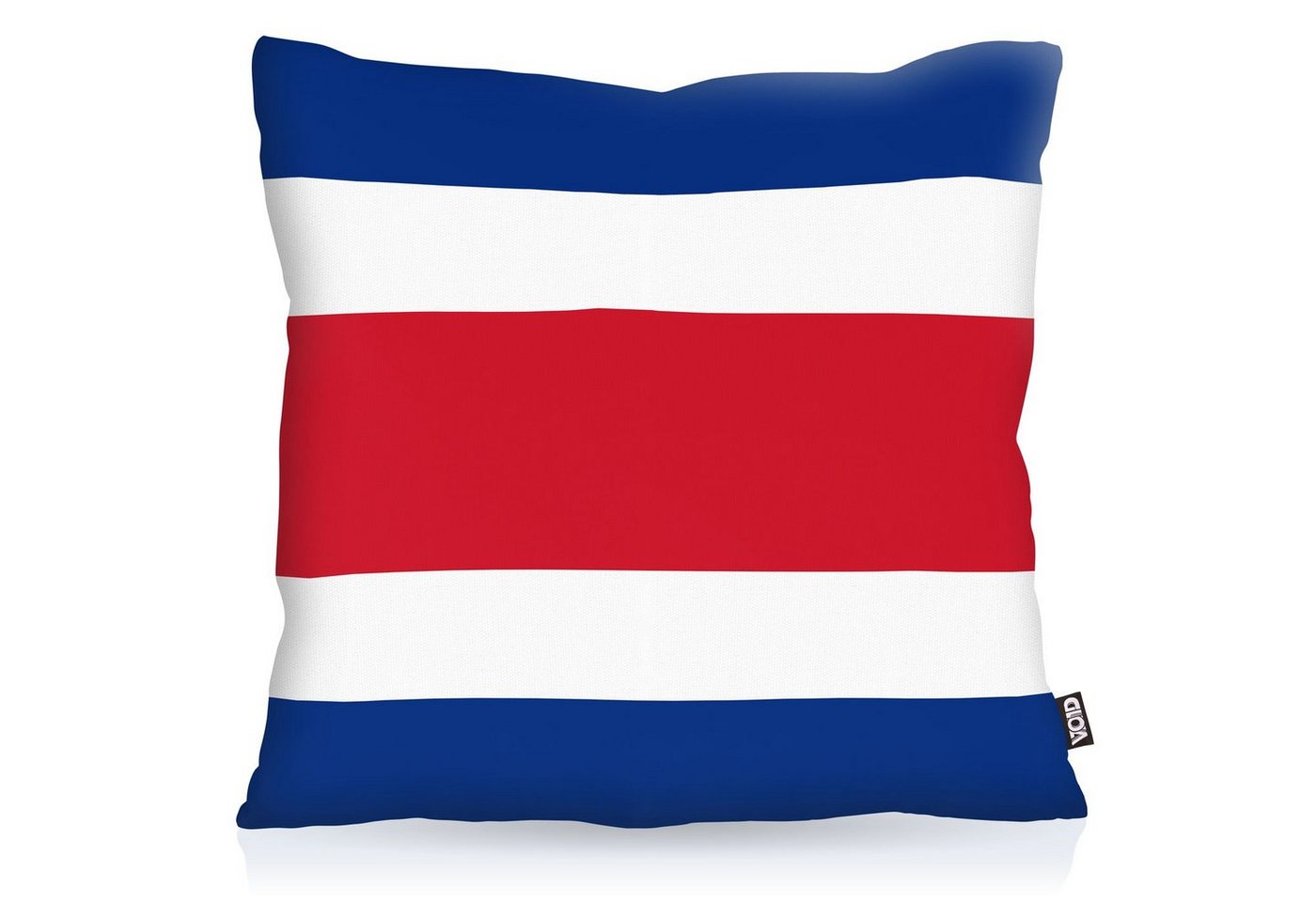 Kissenbezug, VOID, Sofa-Kissen Costa Rica EM WM Flagge Fahne Länderflagge Sport von VOID