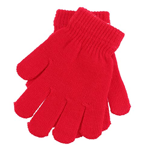 VORCOOL Kinder gestrickte magische Handschuhe Teenager warme Winter dehnbar volle Finger Handschuhe für Jungen und Mädchen 4-12 Jahre von VORCOOL