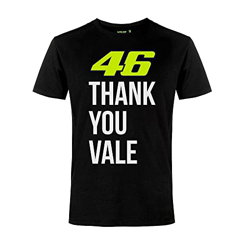 Valentino Rossi T-Shirts Thank You Vale,Mann,S,Schwarz von Valentino Rossi