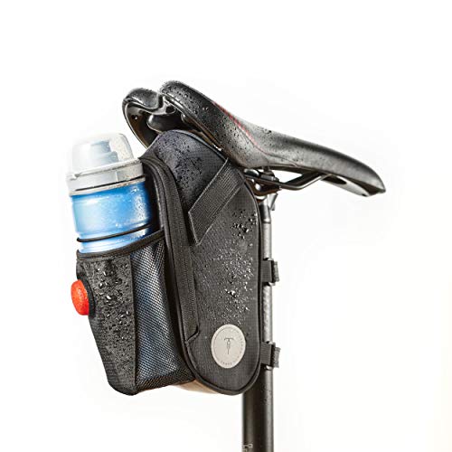 Vatum Bikes wasserdichte Fahrradtasche mit Platz für Rücklicht & Zubehör - Satteltaschen für Fahrrad - Ideal für Fahrradzubehör & Werkzeug (Geräumig) von Vatum Bikes