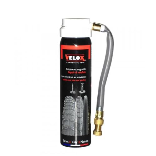 Velox - Repair & Reinflate - Reparatur-Spray für Fahrradreifen – 75 ml von Velox