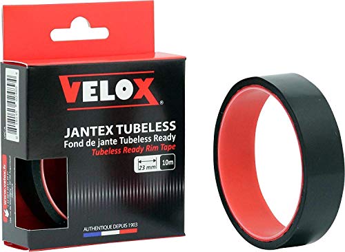 Velox Jantex Tubeless Felgenband, Schwarz, 23 mm x 10 m von Velox