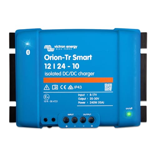Victron Energy Orion-Tr Smart 12/24-Volt 10 Amp 240-Watt DC-DC Ladebooster, Isoliert (Bluetooth) von Victron Energy
