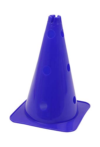 Vinex Hütchen, Kegel mit Löchern für Stangen, 38 cm, blau von Vinex