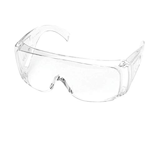 Viwanda Schutzbrille faltbare Sicherheitsbrille hohe Schlagfestigkeit für Baustellen, Werkstätten, Labore, Kliniken staubdicht/kratzfest/leicht, transparent von Viwanda