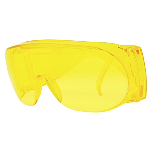 Viwanda Schutzbrille mit gelben Kontrastgläsern Blendschutz, Überanstrengung der Augen und Ermüdung, Verbesserung der Sicht beim Skifahren, hohe Schlagfestigkeit für Baustellen, Dekoration, Werkstätten und staubdicht/Licht, eignet sich als Laborbrille, Sportbrille, Sicherheitsbrille, Arbeitsbrille, Skibrille von Viwanda
