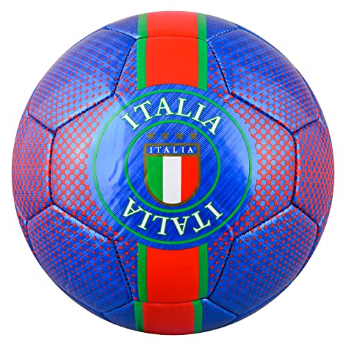 VIZARI Italia Soccer Ball 91842 Größe Blue, 5 von Vizari