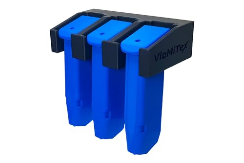 VlaMiTex H1 Waffenschrank Halterung für doppelreihige Magazine Waffentresor (Für 3 Magazine - 3M) von VlaMiTex